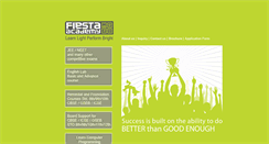 Desktop Screenshot of fiestaacademy.com